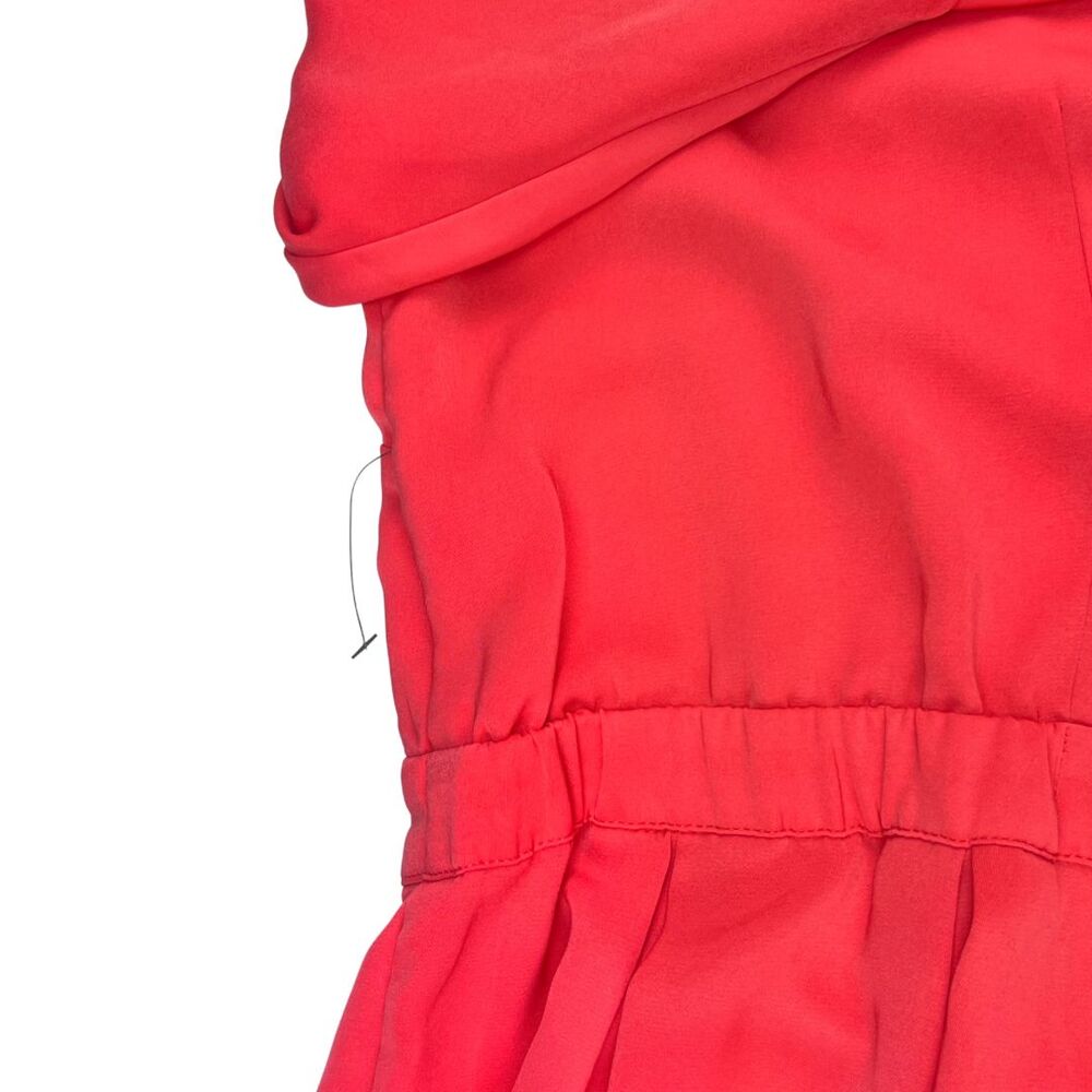 Eloquii Cocktail Dress 26 Pink Flared Sleeves Flowy Adjustable Neckline Dress - Picture 10 of 14